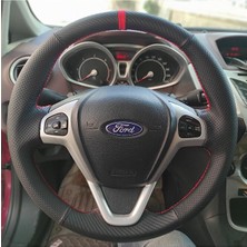 İmza Direksiyon Kılıfı Ford Fiesta 2009 2015 Arasına Uyumlu Araca Özel Direksiyon Kılıfı
