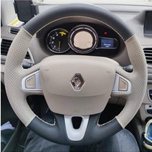 İmza Direksiyon Kılıfı Renault Megane 3 Araca Özel Direksiyon Kılıfı Uyumlu