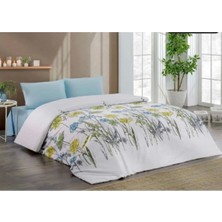 Taç Ranforce Kristal Bloom Çift Kişilik Nevresim Takımı