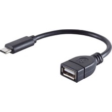 BK Teknoloji Type-C Otg Kablo - Usb-C Erkek To USB 2.0 Dişi Dönüştürücü Adaptör