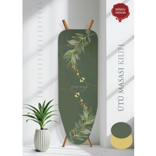 Özbience 50X140 cm Ütü Masası Kılıfı Bez Örtüsü, Keçeli Taban ile Şık ve Koruyucu