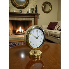 Buffer Aura Gold Modern 25 x 20 cm Metal Masa Saati