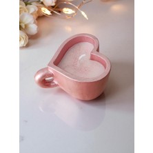 Home 'bir Kupa Sevgi' – Dekoratif El Yapımı Kokulu Kalpli Kupa Mum 3