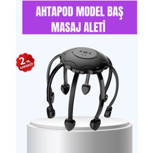 PremiumPort Titreşimli Saç Derisi Masaj Aleti 8 Kollu Derin Rahatlama ve Stres Azaltma