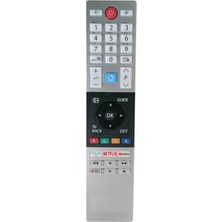 Toshiba 49L2863DG Televizyon Için Uyumlu Prime Video Netflix Youtube Tuşlu Tv LED LCD Uzaktan Kumanda