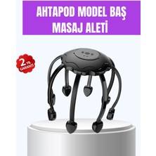 PremiumPort Titreşimli Saç Derisi Masaj Aleti, Rahatlatıcı ve Stres Azaltıcı 8 Kollu