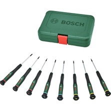 Bosch Işlevsel 8 Parça Hassas Tornavida Seti, Güçlü ve Dayanıklı Metal Malzeme