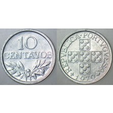Banknoting Portekiz 10 Centavos 1979 Çilaltı.