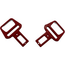 İmza Direksiyon Kılıfı Gazoz Açacaklı Emniyet Kemeri Bağlama Klipsi 2 Adet Kırmızı