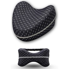 Visco Planet Ortopedik Bacak Arası Yan Yatış Yastığı Ergonomik Uyku Minderi Lastikli