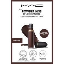 M.A.C Powder Kiss Lip & Cheek Mousse Dudak ve Yanaklar Için Buğulu Mat Ruj - Rekindled