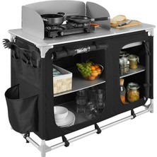 Özbience Hafif ve Dayanıklı Portatif Alüminyum Kamp Mutfak Tezgahı