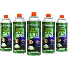 Özbience Gram Gaz Kartuşu 5'li Set, Güçlü ve Ekonomik Ocak Tüpü