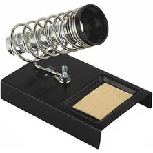 Novytech Tenon Td-10 Yaylı Tip Süngerli Havya Tutucu Metal Standı Siyah