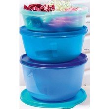 Özbience Pratik ve Şık 3’lü Buz Dolabı Saklama Kabı Seti