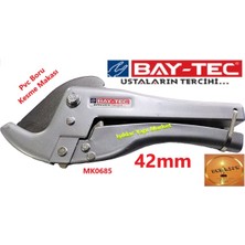 42MM Pprc-Pvc Boru Kesme Makası, Gri, Dayanıklı ve Pratik Kullanım