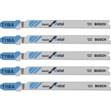 Bosch Metal Dekupaj Testere Ucu Seti, 5 Parça, Güçlü ve Dayanıklı Kesim