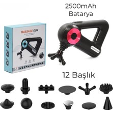 PremiumPort 12 Başlıklı Çok Fonksiyonlu Masaj Aleti, Rahatlatıcı ve Sakinleştirici