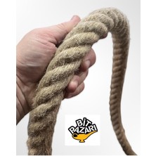 Doğal Jüt Halat Dekor Ipi 24MM 5 Metre, Dayanıklı ve Şık Tasarım