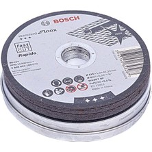 Bosch Inox 115X1MM Kesme Diski, 10 Adet, Dayanıklı ve Güçlü Metal Kesim Seti