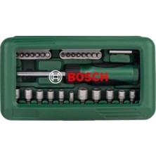 Bosch 46 Parça Vidalama ve Lokma Uç Seti, Çok Yönlü ve Dayanıklı Çözüm