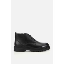 Yaya By Hotiç Erkek Deri Siyah BağcıklıTermo Taban Casual Bot