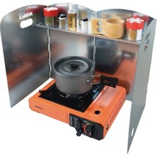 Özbience Taşınabilir ve Dayanıklı Mini Ocak Rüzgarlığı, Seyahatlerde Pratik Kullanım