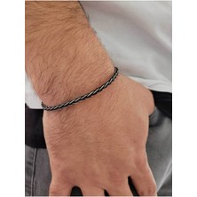 Normadia El Işçiliği Kazaziye Ince Örgü Gümüş Bileklik, Zarif ve Şık Takı