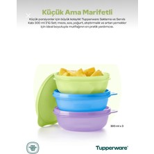 Özbience Renkli 300 ml Şeker Kapları Seti, 3'lü, Şık ve Kullanışlı Tasarım