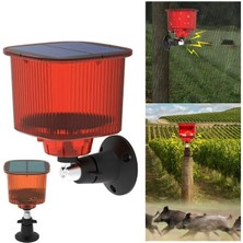 Olinea PM-26955 Mikrofonlu Sesli Hayvan Kovucu Alarm Cihazı Solar Panelli