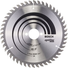 Bosch Optiline Wood 184X16 mm 48 Diş Daire Testere Bıçağı, Yüksek Performans