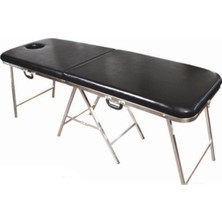 PremiumPort Katlanabilir Siyah Masaj Masası, Hafif ve Konforlu Tasarım