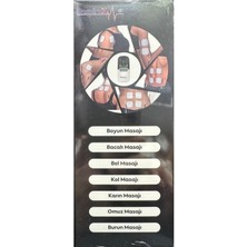 PremiumPort Renkli Dijital Masaj Aleti Tens 8 Kanallı Şarjlı, Rahatlatıcı ve Güçlü