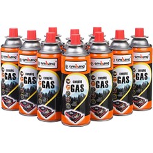 Özbience Kamp Ocağı Gazı 227GR Valfli Kartuş 10'lu Paket Pürmüz ve Kamp Ocaklarıyla Uyumlu