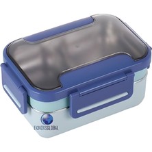 Özbience Çift Katmanlı Paslanmaz Çelik Öğle Yemeği Kutusu, Şık ve Kullanışlı Tasarım