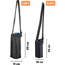 Özbience Su Şişesi ve Matara Çantası 0,5l-1,5l, Suya Dayanıklı, Taşıma Kolay