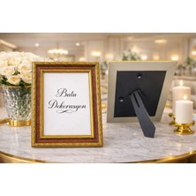 Batu Dekorasyon Camlı Fotoğraf Çerçevesi Ayaklı - Duvara Asılabilir 15X21 cm