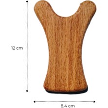 PremiumPort El Yapımı Ahşap Masaj Aleti, Günlük Rahatlık Için Doğal Terapi