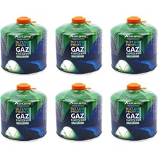 Özbience Kamp Gaz Kartuşu Siboplu 450GR 6'lı Set, Güçlü ve Güvenilir Performans