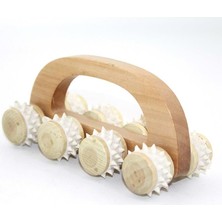 PremiumPort Ahşap Masaj Aleti, Rahatlatıcı ve Doğal Terapi Aracı