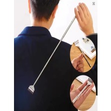 PremiumPort Pratik Teleskopik Cep Tırmalama ve Sırt Masaj Seti, Paslanmaz Çelik