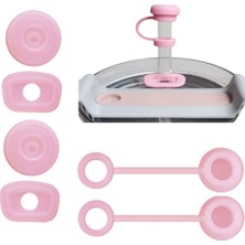 Özbience Yeni Nesil Pipetli Termos Uyumlu 3 Parça Silikon Korumalı Aksesuar Seti