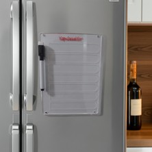 Arman Dişli Silinebilir Mıknatıslı Pleksi Not Alma Magneti