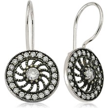 Noip 925 Ayar Gümüş Taşlı Sallantılı Çiçek Küpe EA1760005 (944)