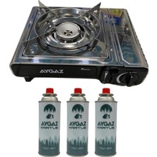 Özbience Portatif Ocak Seti ve 3'lü Kartuş Paketi ile Pratik Kullanım