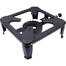 Özbience Şık Kare Tasarım 40X40CM Metal Soba, Ev ve Ofis Kullanımı