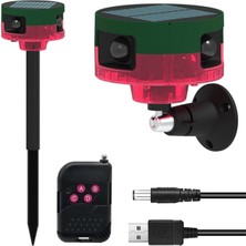 HypAirs PM-26946 Dc 5V Solar Sesli Hayvan Kovucu Alarm Cihazı