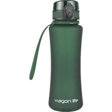 Özbience Sağlıklı ve Şık 550 ml Şeffaf Taşınabilir Su Şişesi