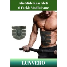 PremiumPort Yumuşak Pedli, 6 Modlu Ritimli Mide Kasları Güçlendirme Cihazı