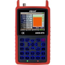 Pazarcan Alpsat AS06-STC Satfinder 6 Hd Slim Görüntülü Uydu Bulucu-Ahd Test Cihazı